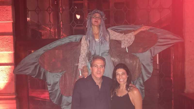 נתן ולימור אלאלוף במסיבת הסיום של הכנס