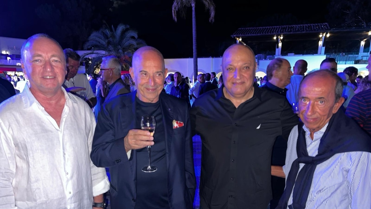 מימין: ג'אנלוקה גרימלדי, אלי בר-יוסף, עמנואל גרימלדי, שאול שניידר