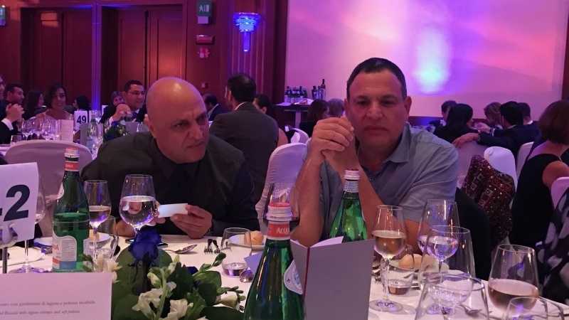 מימין: איציק בלומנטל מנכ״ל נמל אשדוד ואלי בר יוסף סמנכ״ל קשרי לקוחות